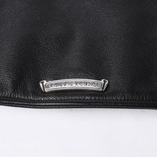画像をギャラリービューアに読み込む, 極美品 CHROME HEARTS クロムハーツ JJ DEAN JJ ディーン ダガージップ ライダース レザージャケット サイズS ブラック 中古 4a000613