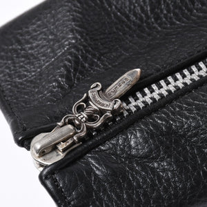 極美品 CHROME HEARTS クロムハーツ JJ DEAN JJ ディーン ダガージップ ライダース レザージャケット サイズS ブラック 中古 4a000613