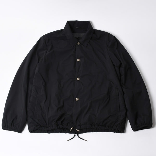Like new CHROME HEARTS RIGGINS FBRC Nylon Coach Jacket Black Polyester Nylon Print Size XL Used 4a000683