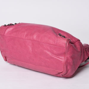 BALENCIAGA Giant City Balenciaga Giant City 2WAY bag 235216 Leather Pink Silver hardware Good condition Used 4a000150