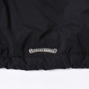 Like new CHROME HEARTS RIGGINS FBRC Nylon Coach Jacket Black Polyester Nylon Print Size XL Used 4a000683