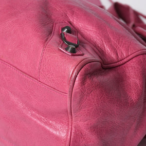 BALENCIAGA Giant City Balenciaga Giant City 2WAY bag 235216 Leather Pink Silver hardware Good condition Used 4a000150