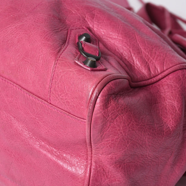 BALENCIAGA Giant City Balenciaga Giant City 2WAY bag 235216 Leather Pink Silver hardware Good condition Used 4a000150