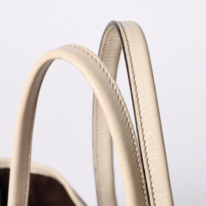 GUCCI Gucci One Shoulder Handbag 163805 2123 GG Canvas Sherry Line Leather Beige Good Condition Used 4a000214