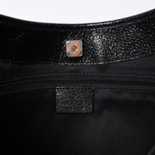 画像をギャラリービューアに読み込む, 極美品 GUCCI グッチ ワンショルダー ハンドバッグ 113015 001013 GGキャンバス レザー ブラック ゴールド金具 中古 4a000194