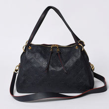 画像をギャラリービューアに読み込む, LOUIS VUITTON ルイヴィトン モノグラム ネイビー M43721 ポンテュPM マリーヌルージュ トートバッグ アンプラント 美品 中古 4a000474