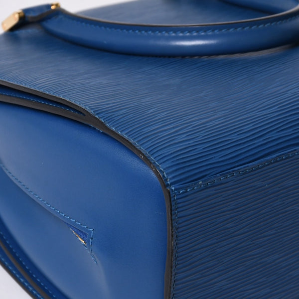 LOUIS VUITTON Pont Neuf Handbag M52055 Epi Leather Blue Made in France Gold Hardware Good Condition Used 4a000745