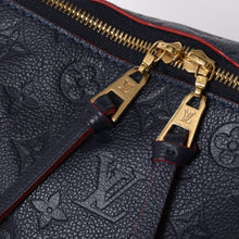 画像をギャラリービューアに読み込む, LOUIS VUITTON ルイヴィトン モノグラム ネイビー M43721 ポンテュPM マリーヌルージュ トートバッグ アンプラント 美品 中古 4a000474