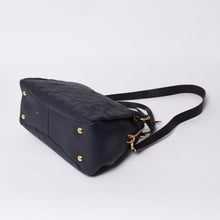 画像をギャラリービューアに読み込む, LOUIS VUITTON ルイヴィトン モノグラム ネイビー M43721 ポンテュPM マリーヌルージュ トートバッグ アンプラント 美品 中古 4a000474