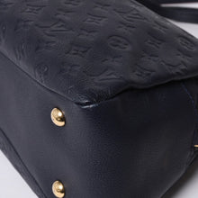 画像をギャラリービューアに読み込む, LOUIS VUITTON ルイヴィトン モノグラム ネイビー M43721 ポンテュPM マリーヌルージュ トートバッグ アンプラント 美品 中古 4a000474