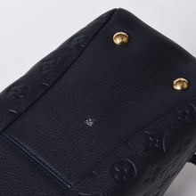 画像をギャラリービューアに読み込む, LOUIS VUITTON ルイヴィトン モノグラム ネイビー M43721 ポンテュPM マリーヌルージュ トートバッグ アンプラント 美品 中古 4a000474