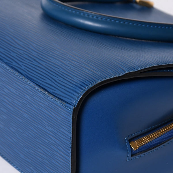 LOUIS VUITTON Pont Neuf Handbag M52055 Epi Leather Blue Made in France Gold Hardware Good Condition Used 4a000745