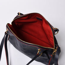 画像をギャラリービューアに読み込む, LOUIS VUITTON ルイヴィトン モノグラム ネイビー M43721 ポンテュPM マリーヌルージュ トートバッグ アンプラント 美品 中古 4a000474