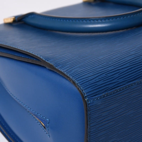 LOUIS VUITTON Pont Neuf Handbag M52055 Epi Leather Blue Made in France Gold Hardware Good Condition Used 4a000745