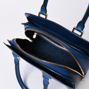 LOUIS VUITTON Pont Neuf Handbag M52055 Epi Leather Blue Made in France Gold Hardware Good Condition Used 4a000745