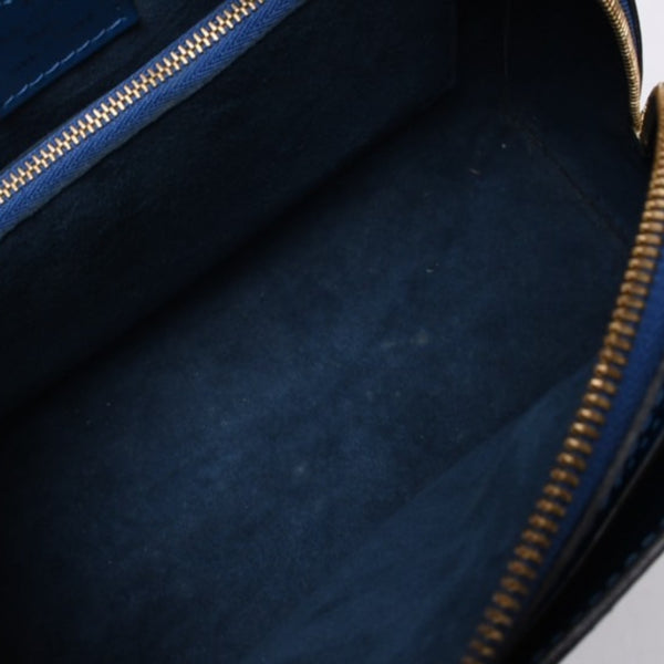 LOUIS VUITTON Pont Neuf Handbag M52055 Epi Leather Blue Made in France Gold Hardware Good Condition Used 4a000745