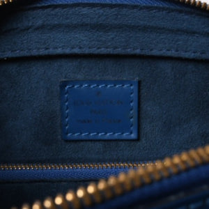 LOUIS VUITTON Pont Neuf Handbag M52055 Epi Leather Blue Made in France Gold Hardware Good Condition Used 4a000745