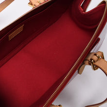 画像をギャラリービューアに読み込む, LOUIS VUITTON ルイヴィトン ハンドバッグ M93507 ローズウッドアベニュー ヴェルニ レッド 美品 中古 4a000872