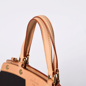 Very Good Condition LOUIS VUITTON Monogram Vernis Blair MM M91619 2WAY Handbag Amarant Gold Hardware Used 4a000732