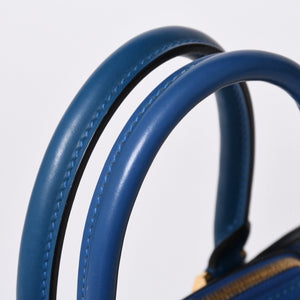 LOUIS VUITTON Pont Neuf Handbag M52055 Epi Leather Blue Made in France Gold Hardware Good Condition Used 4a000745