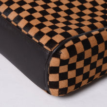 画像をギャラリービューアに読み込む, LOUIS VUITTON ルイヴィトン ライオン ハンドバッグ M92131 ブラウン レザー ダミエソバージュ ゴールド金具 美品 中古 4a000763