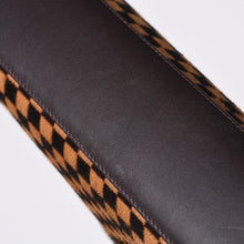 画像をギャラリービューアに読み込む, LOUIS VUITTON ルイヴィトン ライオン ハンドバッグ M92131 ブラウン レザー ダミエソバージュ ゴールド金具 美品 中古 4a000763