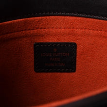 画像をギャラリービューアに読み込む, LOUIS VUITTON ルイヴィトン ライオン ハンドバッグ M92131 ブラウン レザー ダミエソバージュ ゴールド金具 美品 中古 4a000763