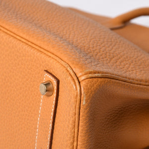 極美品 エルメス HERMES オータクロア 32 ハンドバッグ フィヨルド ナチュラルサブレ ゴールド金具 レディース □A刻印中古 4a000974