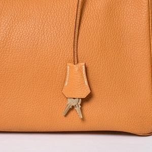極美品 エルメス HERMES オータクロア 32 ハンドバッグ フィヨルド ナチュラルサブレ ゴールド金具 レディース □A刻印中古 4a000974