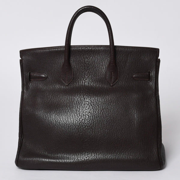 極美品 エルメス HERMES オータクロア 32 ハンドバッグ シェーブル ハバナ ゴールド金具 レディース □E刻印中古 4a000975