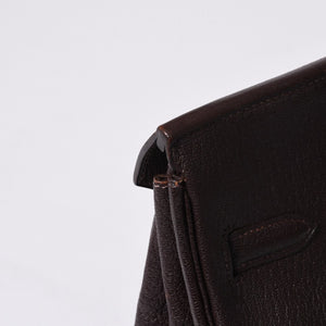 極美品 エルメス HERMES オータクロア 32 ハンドバッグ シェーブル ハバナ ゴールド金具 レディース □E刻印中古 4a000975