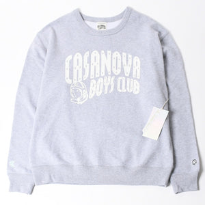 New and unused item BILLIONAIRE BOYS CLUB Casanova Boys Club Gray White Sweatshirt Crew Neck Sweatshirt L Size Used 4a008101