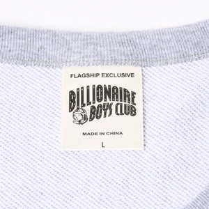 New and unused item BILLIONAIRE BOYS CLUB Casanova Boys Club Gray White Sweatshirt Crew Neck Sweatshirt L Size Used 4a008101