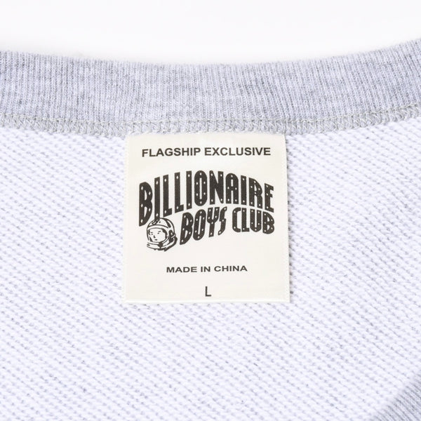 New and unused item BILLIONAIRE BOYS CLUB Casanova Boys Club Gray White Sweatshirt Crew Neck Sweatshirt L Size Used 4a008101