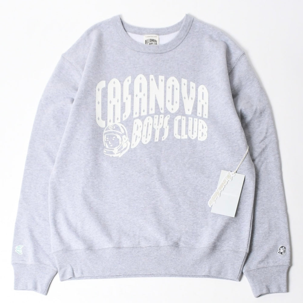 【Mサイズ】新品未使用品 BILLIONAIRE BOYS CLUB カサノバボーイズクラブ グレー ホワイト トレーナー クルーネックトレーナー 中古 4a008100