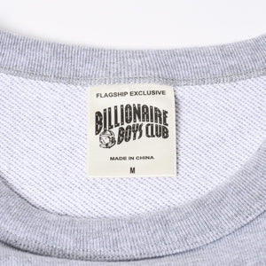 New and unused BILLIONAIRE BOYS CLUB Casanova Boys Club Gray White Sweatshirt Crew Neck Sweatshirt M Size Used 4a008100