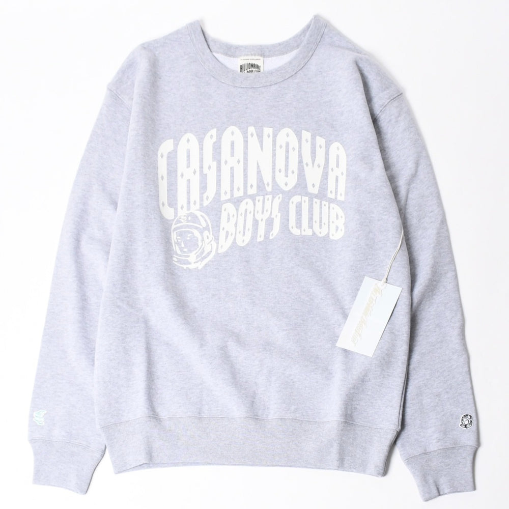 【Sサイズ】新品未使用品 BILLIONAIRE BOYS CLUB カサノバボーイズクラブ グレー ホワイト トレーナー クルーネックトレーナー 中古 4a008098