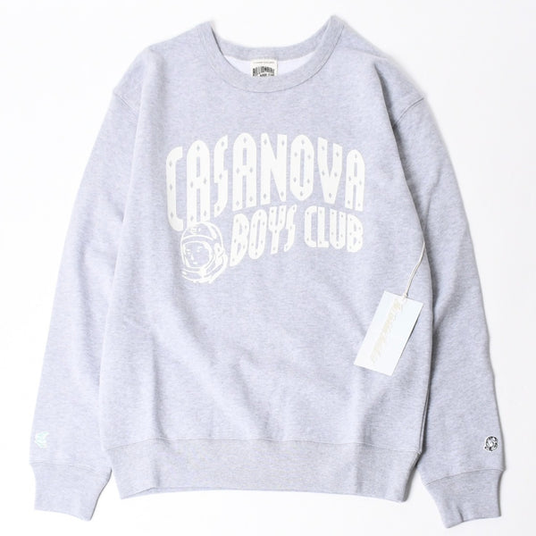 New and unused item BILLIONAIRE BOYS CLUB Casanova Boys Club Gray White Sweatshirt Crew Neck Sweatshirt S Size Used 4a008098