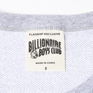 New and unused item BILLIONAIRE BOYS CLUB Casanova Boys Club Gray White Sweatshirt Crew Neck Sweatshirt S Size Used 4a008098