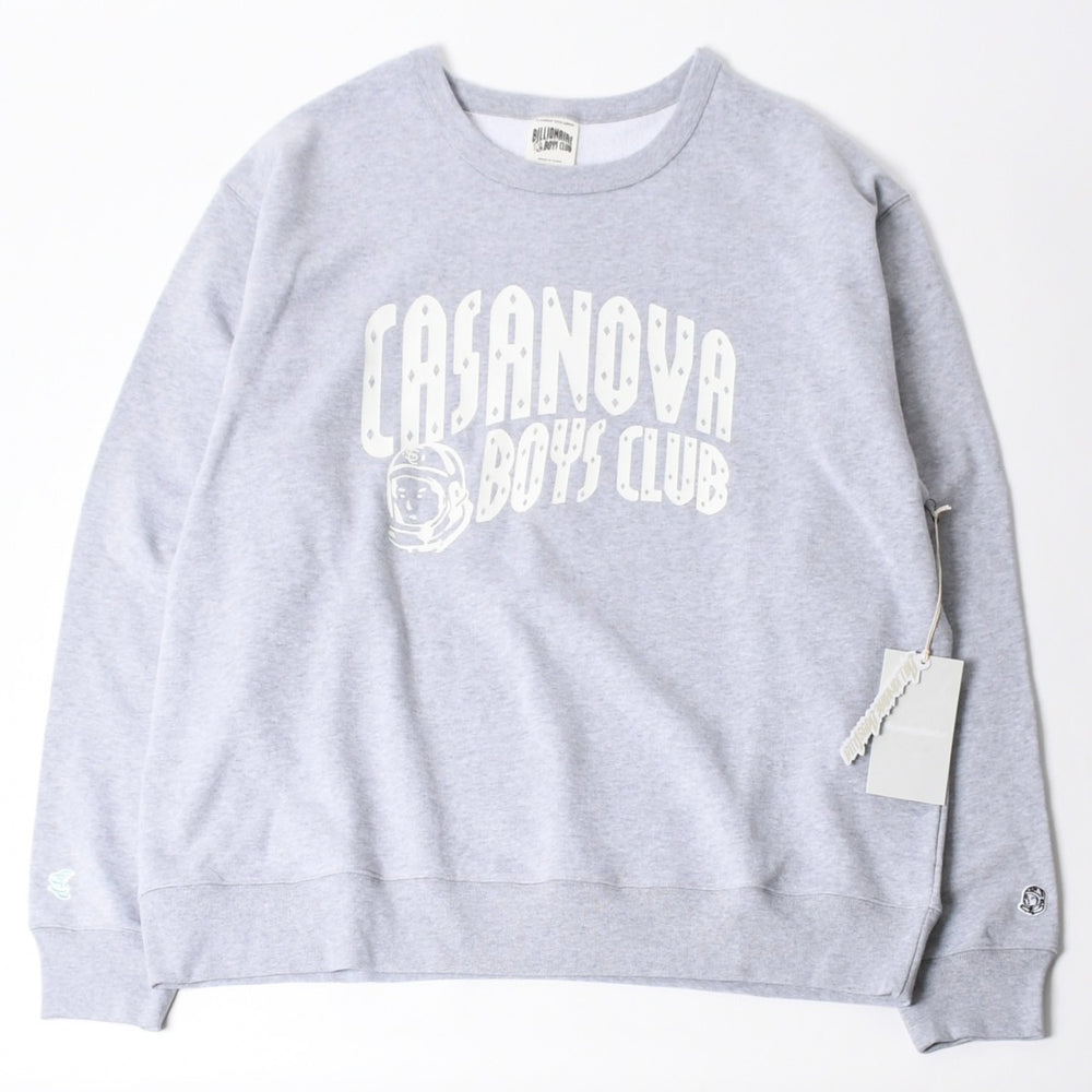 【XXLサイズ】新品未使用品 BILLIONAIRE BOYS CLUB カサノバボーイズクラブ グレー ホワイト トレーナー クルーネックトレーナー 中古 4a008111