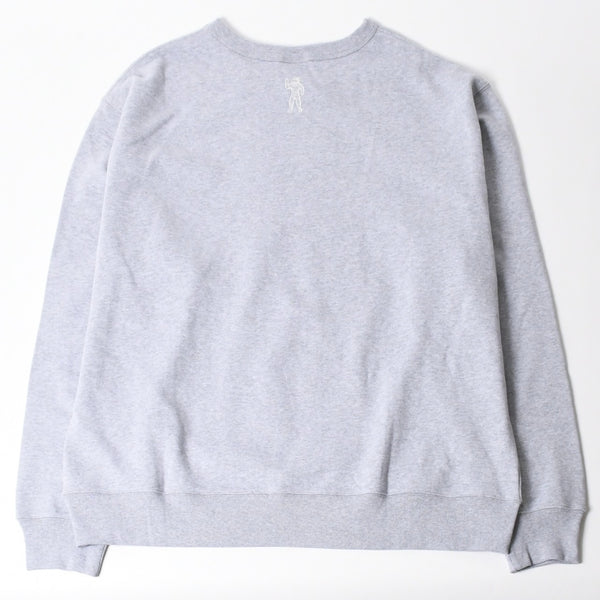 New and unused BILLIONAIRE BOYS CLUB Casanova Boys Club Gray White Sweatshirt Crew Neck Sweatshirt XXL Size Used 4a008111