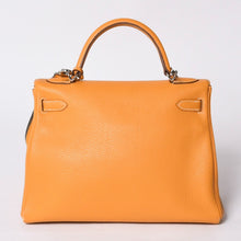 画像をギャラリービューアに読み込む, 極美品 HERMES エルメス ケリー32 内縫い イエロー □P刻印 トリヨンクレマンス シルバー金具 ハンドバッグ 2WAY 中古 4a000778