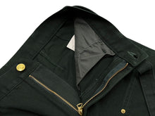 Load image into Gallery viewer, 新品未使用 sacai サカイ× Carhartt WIP カーハート Duck Pants ダックパンツ 25-00991S サイズ1 ダークグリーン 中古 4b011307
