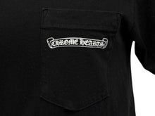 Load image into Gallery viewer, CHROME HEARTS クロムハーツ プリント 半袖Tシャツ ロゴ コットン ブラック ホワイト サイズXS 美品 中古 4b011337