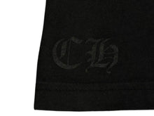 Load image into Gallery viewer, CHROME HEARTS クロムハーツ プリント 半袖Tシャツ ロゴ コットン ブラック ホワイト サイズXS 美品 中古 4b011337