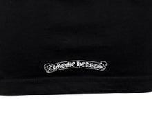 Load image into Gallery viewer, CHROME HEARTS クロムハーツ プリント 半袖Tシャツ ロゴ コットン ブラック ホワイト サイズXS 美品 中古 4b011337