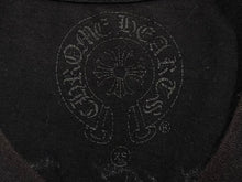 Load image into Gallery viewer, CHROME HEARTS クロムハーツ プリント 半袖Tシャツ ロゴ コットン ブラック ホワイト サイズXS 美品 中古 4b011337