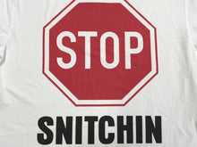 Load image into Gallery viewer, 新品未使用品 AWGE STOP SNITCHIN A$AP ROCKY エイサップロッキー 半袖 Ｔシャツ ホワイト レッド コットン サイズXL 中古 4b011196