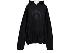 YZY × GOSHA イージー ゴーシャ 24FW CRESCENT パーカー ブラック クレセント コットン 3 カニエウエスト ye 美品 中古 4b010614