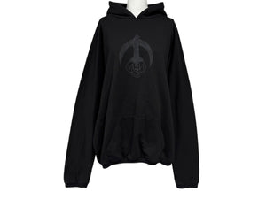 YZY × GOSHA イージー ゴーシャ 24FW CRESCENT パーカー ブラック クレセント コットン 3 カニエウエスト ye 美品 中古 4b010614